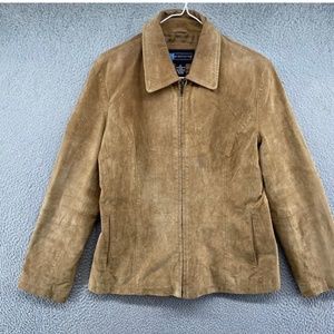 Fitted Suede Tan Jacket